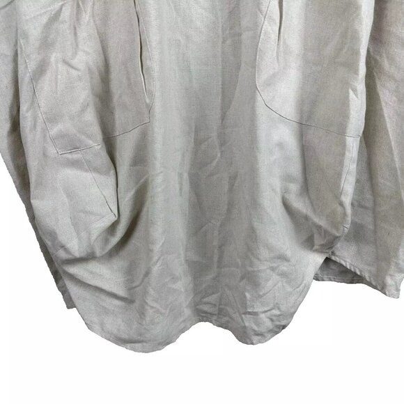 Minibee Oversized Baggy Casual Midi Dress Tunic Lagenlook - Picture 7 of 11